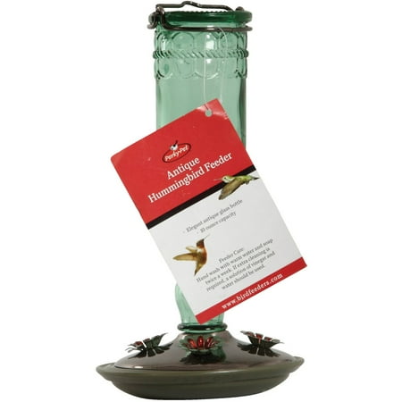 Perky-Pet 10 oz Green Antique Hummingbird Feeder