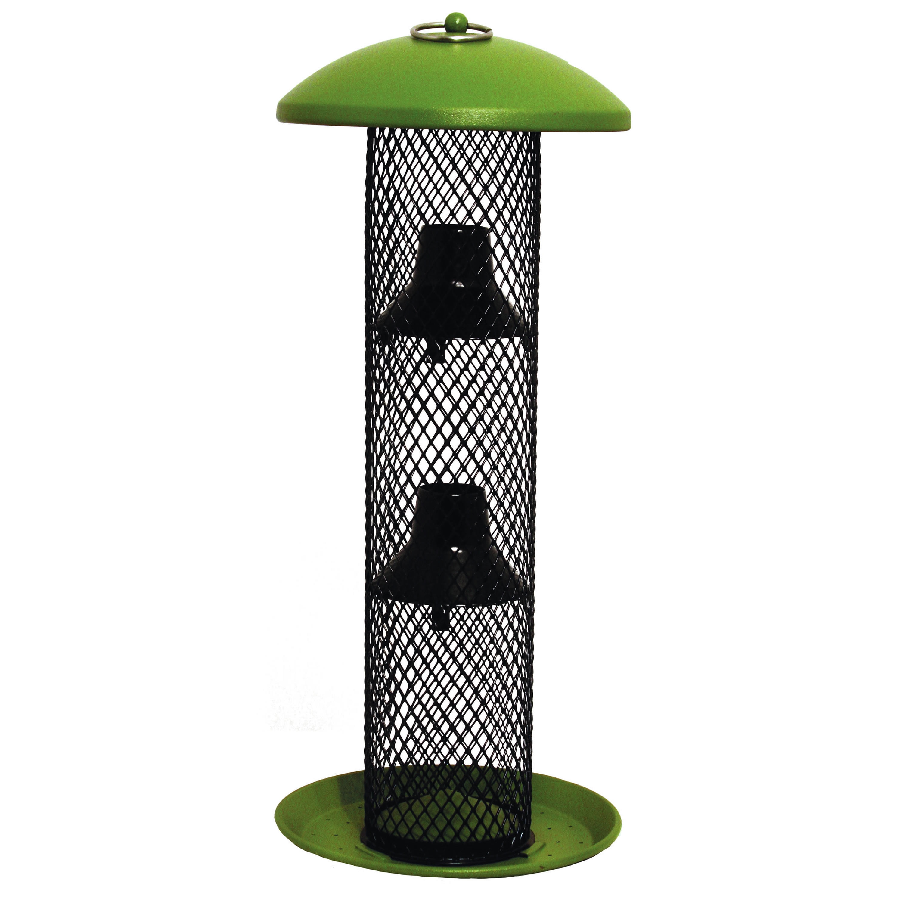 Perky-Pet Green Metal Straight-Sided Sunflower Tube Wild Bird Feeder