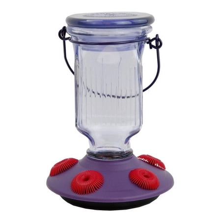 1 pc Perky-Pet Hummingbird 16 oz. Glass/Plastic Nectar Feeder 5 ports (Pack of 2)