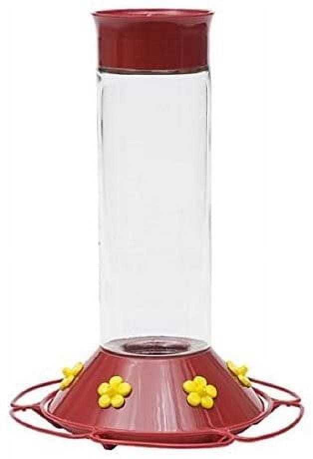 Perky-Pet Kolibri-Futterspender Aus Glas – 850 Ml, Mit Ameisen- & Bienenschutz, 6 Blumenöffnungen