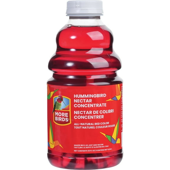 More Birds 32 Oz. Red Liquid Concentrate Hummingbird Nectar MB701
