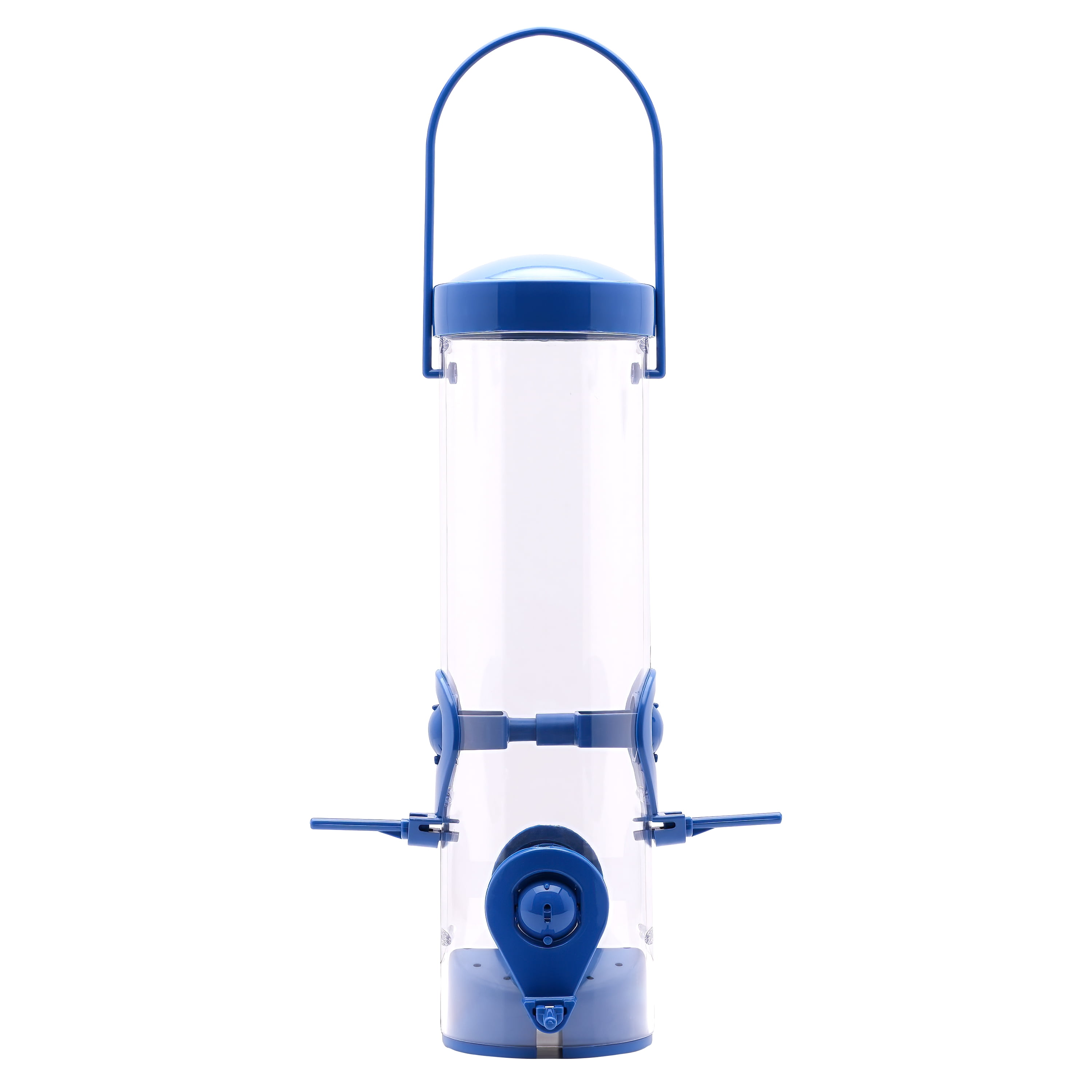 Perky Pet Navy 2in1 Tube Wild Bird Feeder, Blue