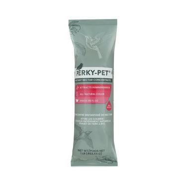 Perky-Pet Original Instant Powder Hummingbird Nectar Concentrate, Red, 16 oz