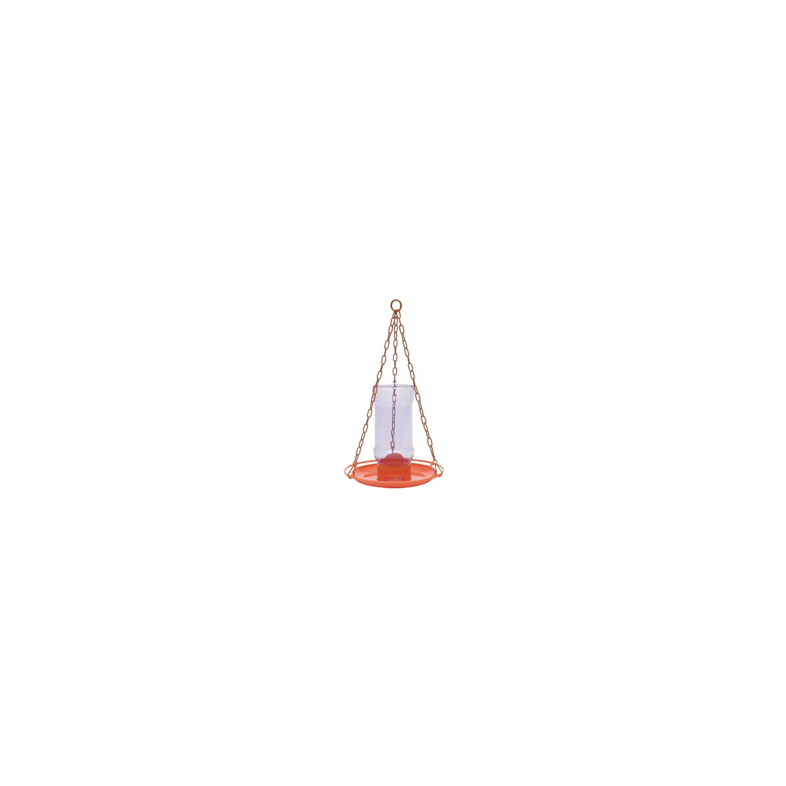 Orange Hanging Metal and Plastic Oriole Nectar Feeder