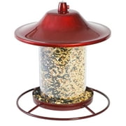Perky-Pet Red Panorama Wild Bird Seed Feeder - 2 lb Capacity