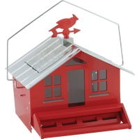Perky-Pet Squirrel-Be-Gone II 338 Wild Bird Feeder, Country, 8 lb, Metal, 14 in H, Pole Mounting