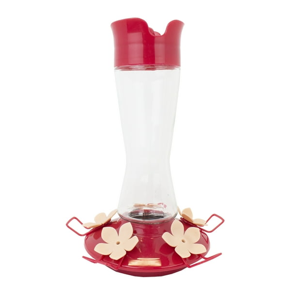 Perky-Pet Top-Fill Pinch-Waist Glass Hummingbird Feeder - 12 oz