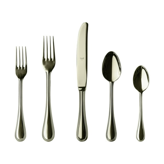 Mepra S.P.A. 107622020C 20 Piece Perla Flatware Set - Champagne
