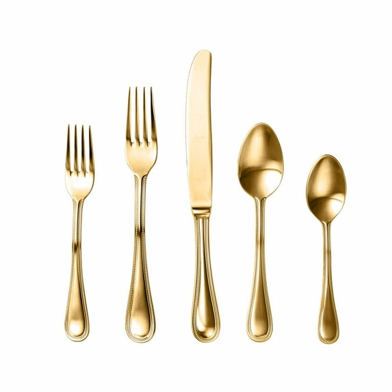 5 Pcs Place Setting PERLA ICE ORO