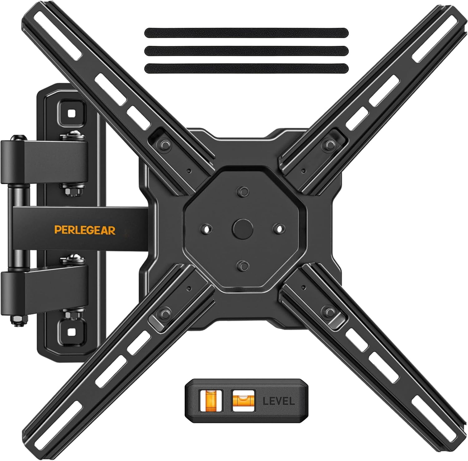 Perlegear Full Motion TV Wall Mount for Most 26–50 Inch TVs, Max VESA ...