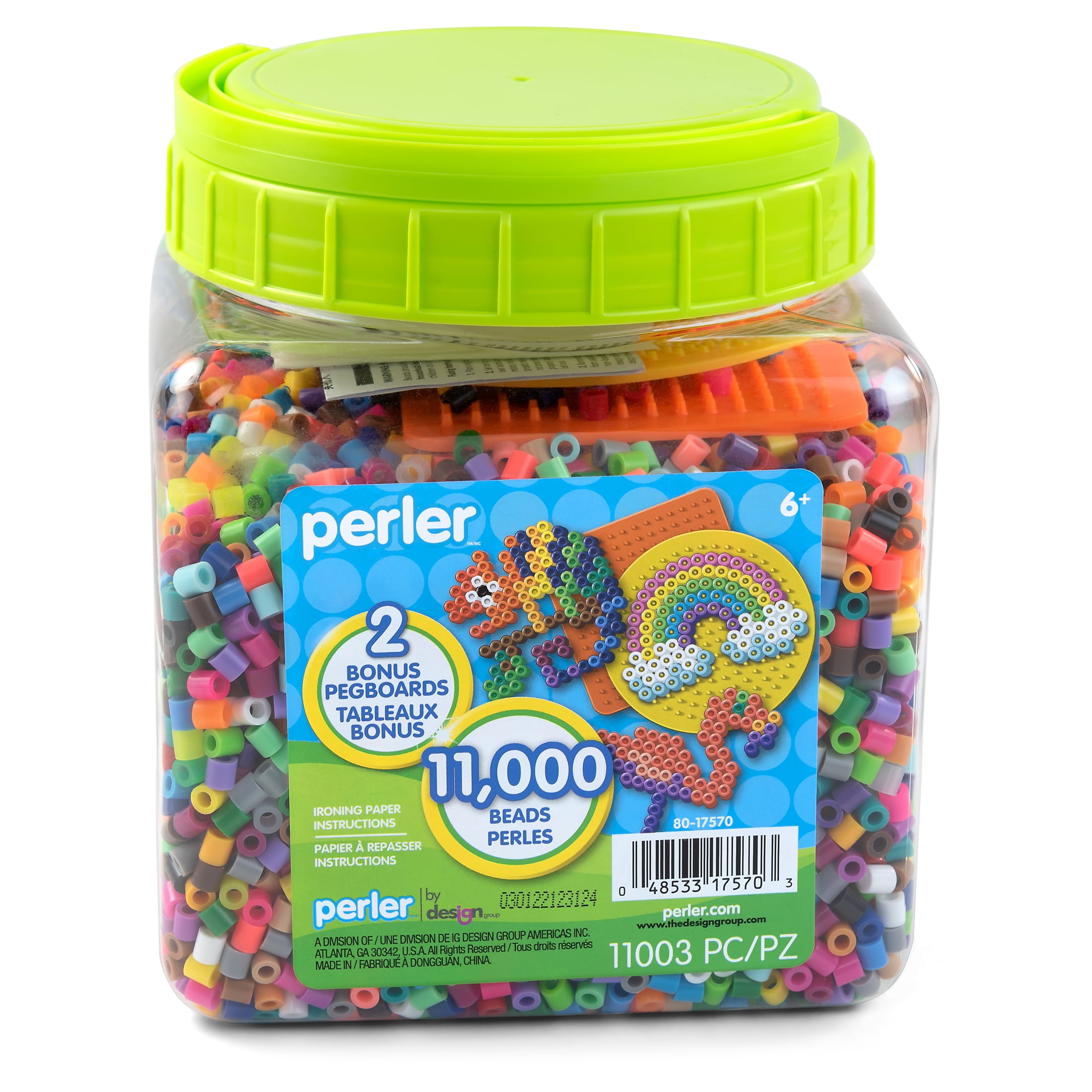 Perler Beads Bulk Container – 11,000 beads – Inexpensive Craft Idea – A  Thrifty Mom