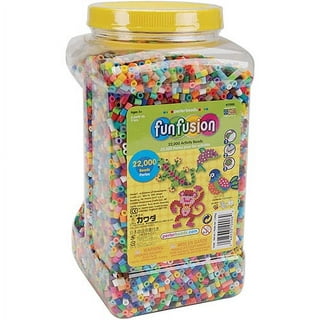 Perler 4,000 Bead Tray With Idea Book and Pegboard, Ages 6 and Up, 4003  Pieces, Kid and Adult Craft Kit