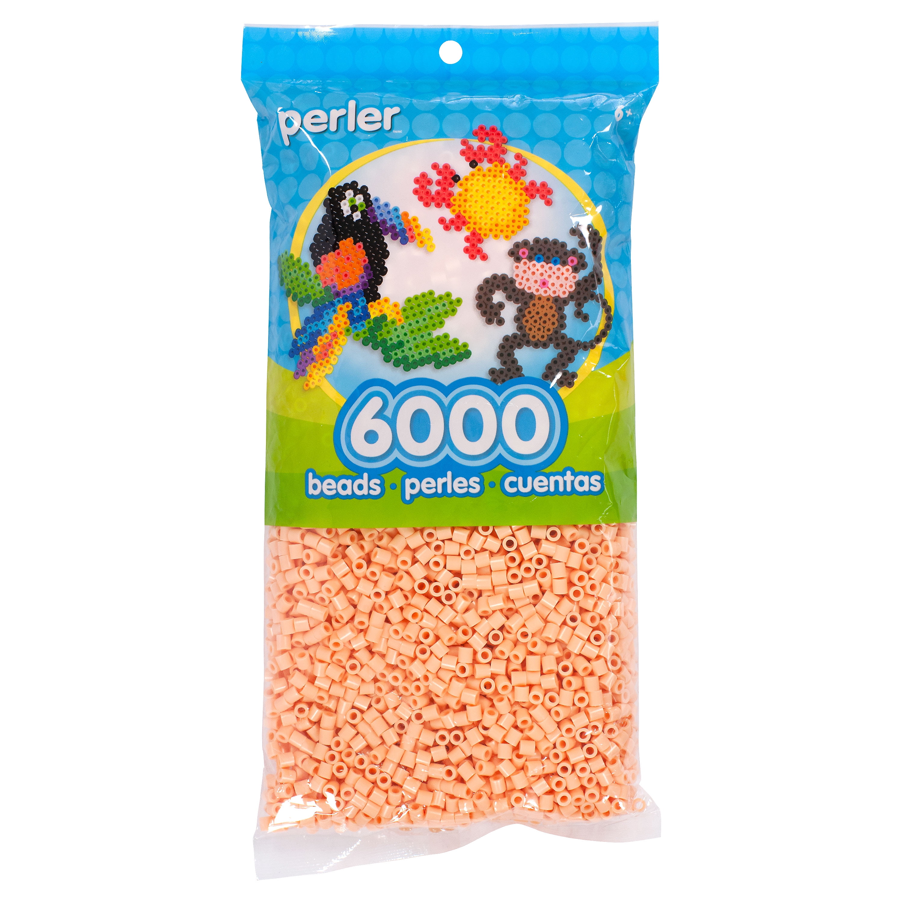 Perler 6,000 Bead Bag Sand Fuse Beads, Ages and up