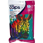 Perler 80-11147 Solid-Top Cap Fuse Beads, 3505pcs, Zebra Pattern Kit