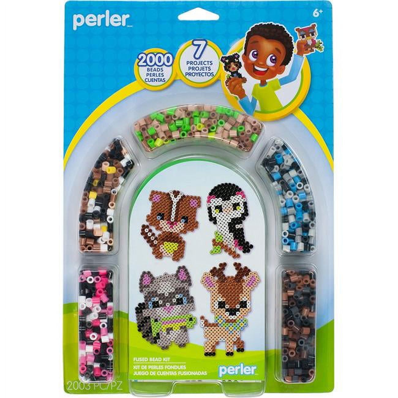  Perler Pet Parade Deluxe Fuse Bead Craft Activity Kit, 5020 pcs  & Beads Bulk Assorted Multicolor Fuse Beads for Kids Crafts, 22000 pcs :  Arts, Crafts & Sewing