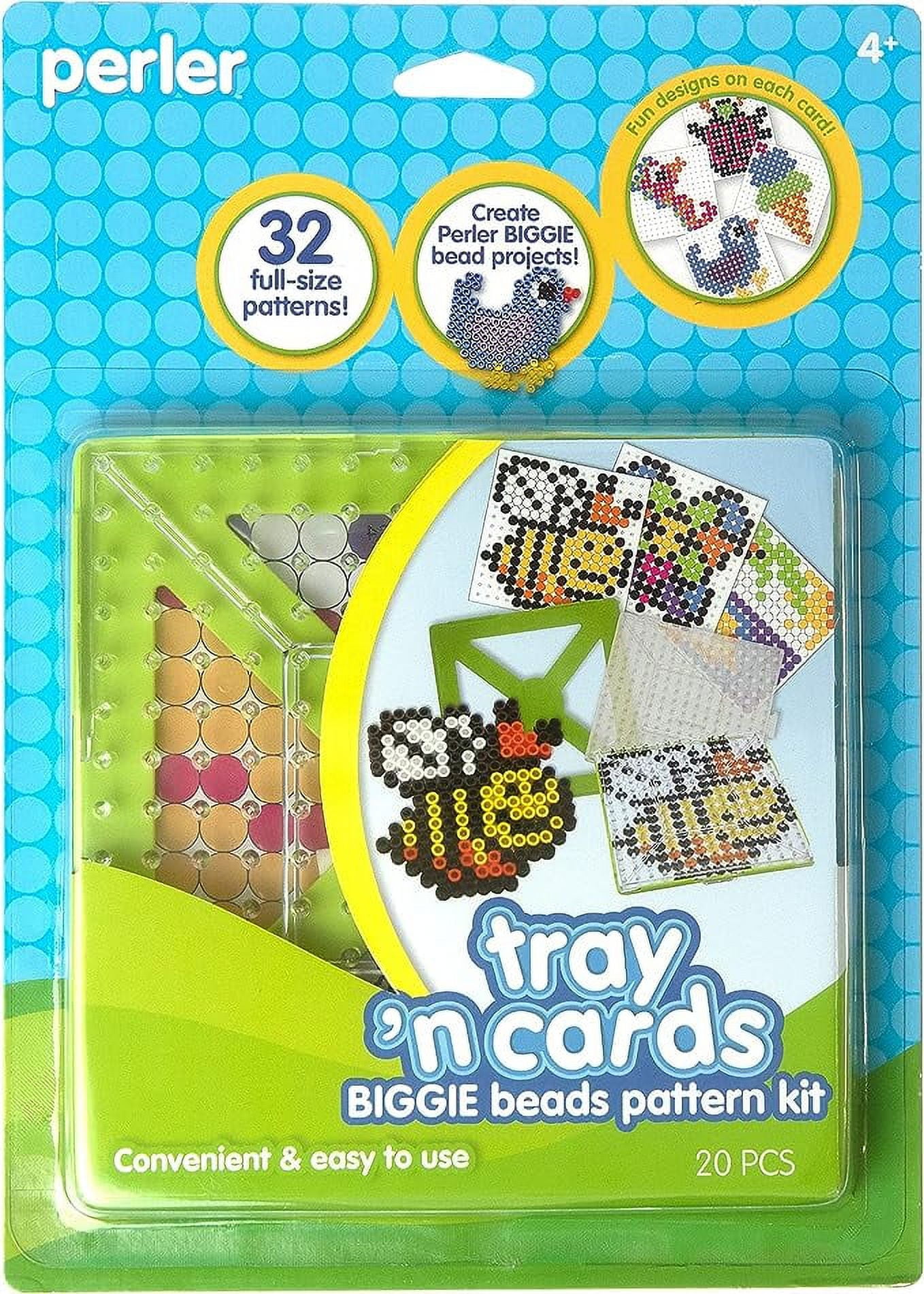 Perler Fuse Bead Activity Peg Boards, 7 Multicolor Pegboards and Ironing  Paper