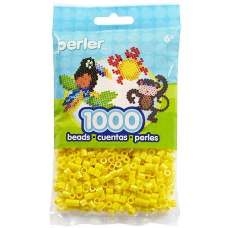 Perler Bead Bag, Yellow, 1000 Pieces