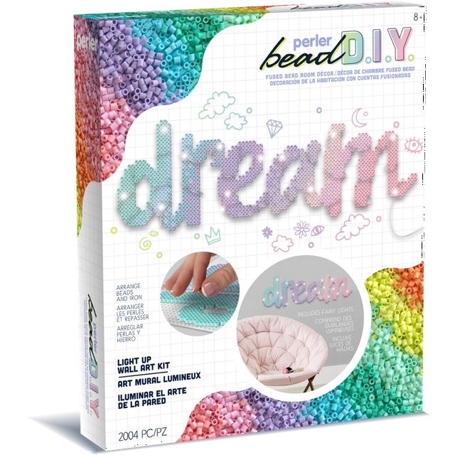 Perler Bead DIY Dream Fused Bead Room Décor, Ages 8 and up, 1297 Pcs