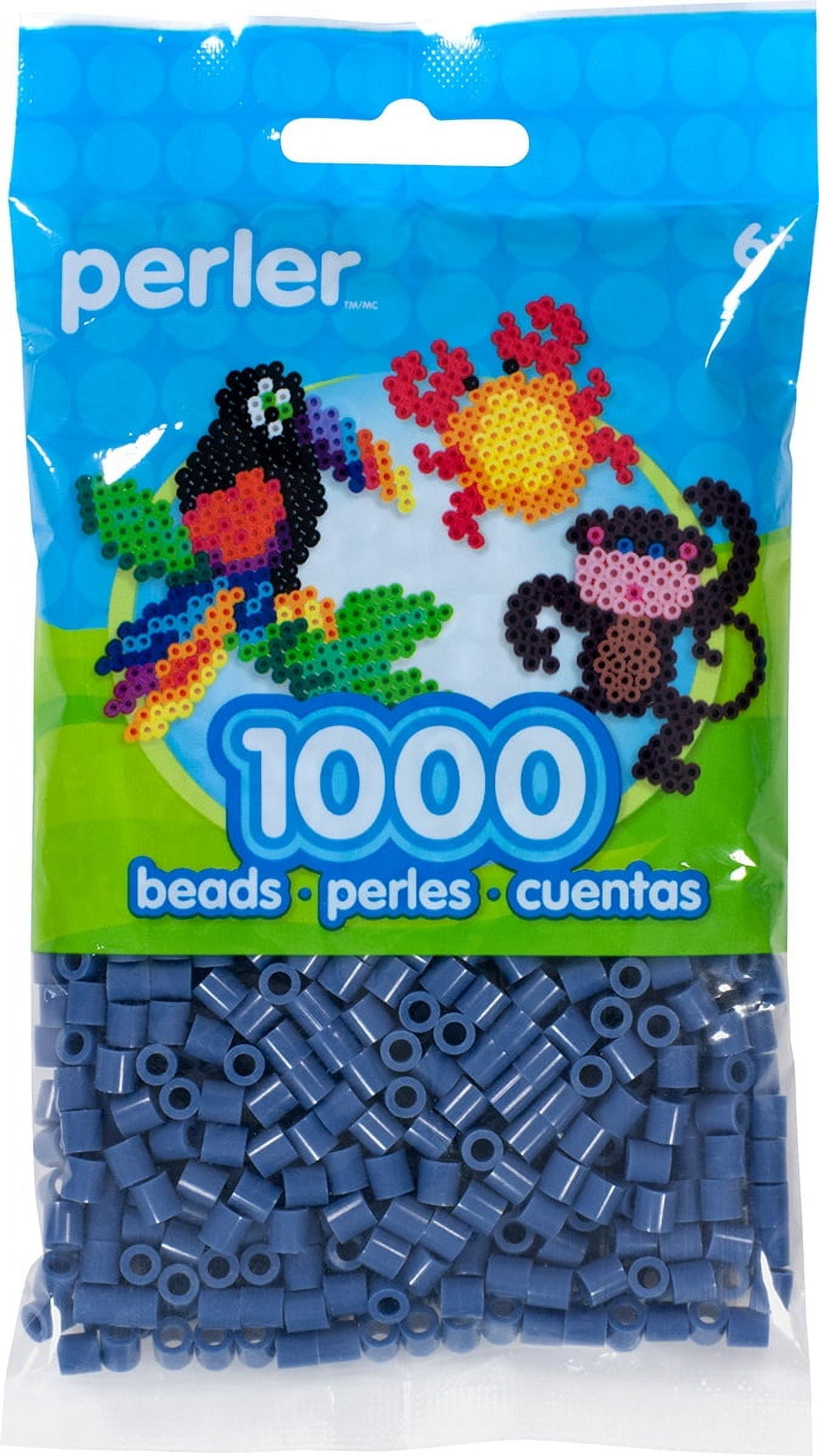 Perler Beads 1,000/Pkg-Denim