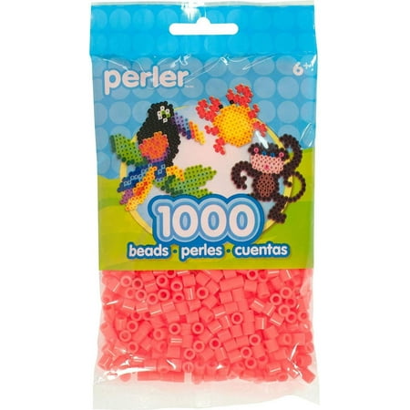 Perler Beads 1,000/Pkg-Hot Coral