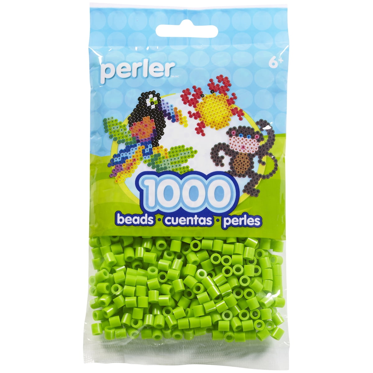 Perler Beads 1,000/Pkg-Kiwi Lime -PBB80-19-19061 - Walmart.com