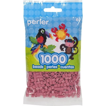 Perler Beads 1,000/Pkg-Rose