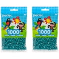 thumbnail image 1 of Perler Beads 1,000/Pkg, Teal, 2-pack, 1 of 3