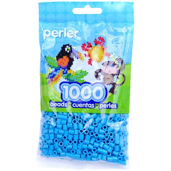 Perler Beads 1,000/Pkg-Turquoise