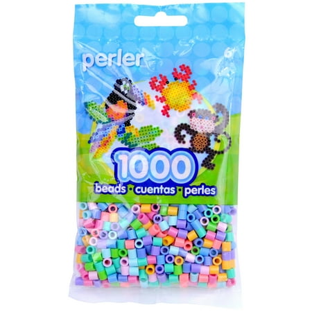 Mini Perler Beads 1,000/Pkg-Pastel Mix, Pk 3, Perler