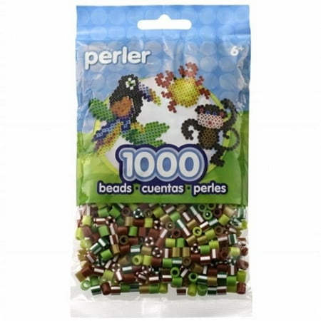 Mini Perler Beads 1,000/Pkg-Mistletoe, Pk 3, Perler