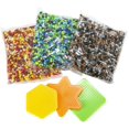 thumbnail image 1 of Perler Beads Crafts for Kids 'Outdoor Campsite' Fuse Bead Pattern Kit, 20 Projects, 8500pc, 1 of 2