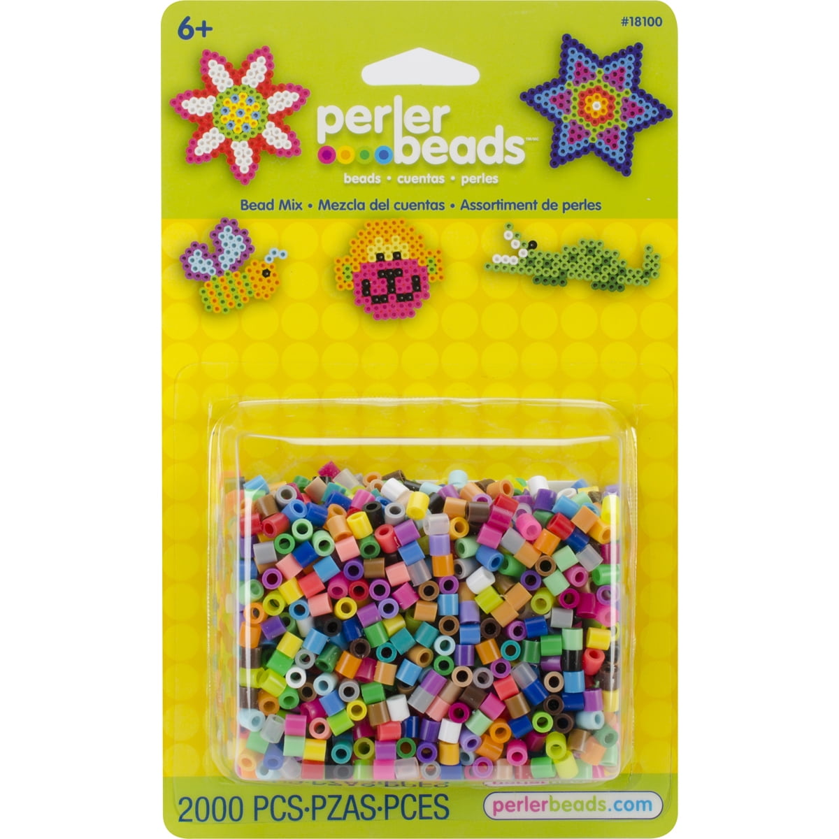 Perler Beads Fun fusion Multi Mix Activity Beads, 2000 Pieces