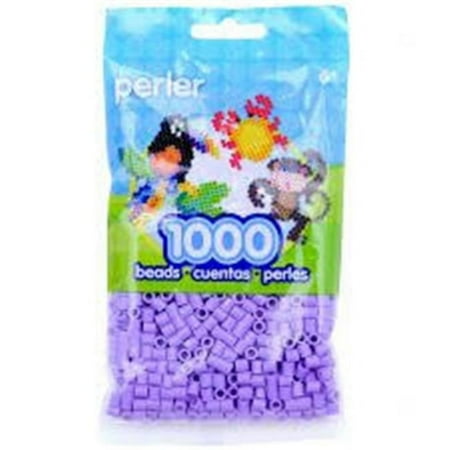 Perler Beads Fuse Beads for Crafts, 1000 pcs, Pastel Lavender