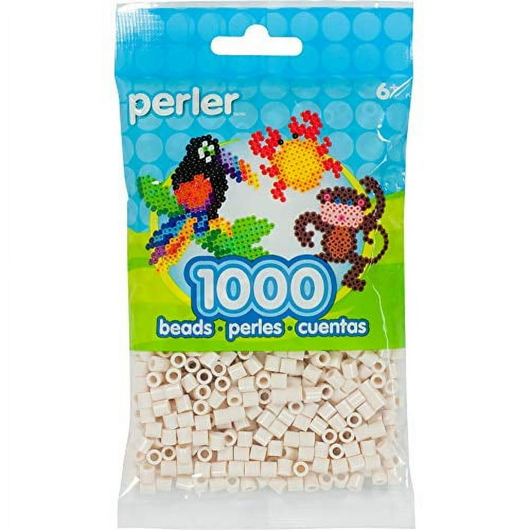Perler Beads Fuse Beads for Crafts, 1000pcs, Toasted Marshmallow White