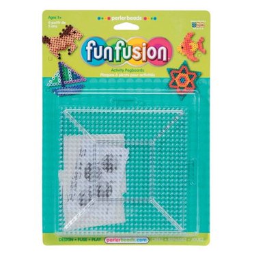 3PCS Plastic Beads Boards, Fuse Pegboards Kids Craft