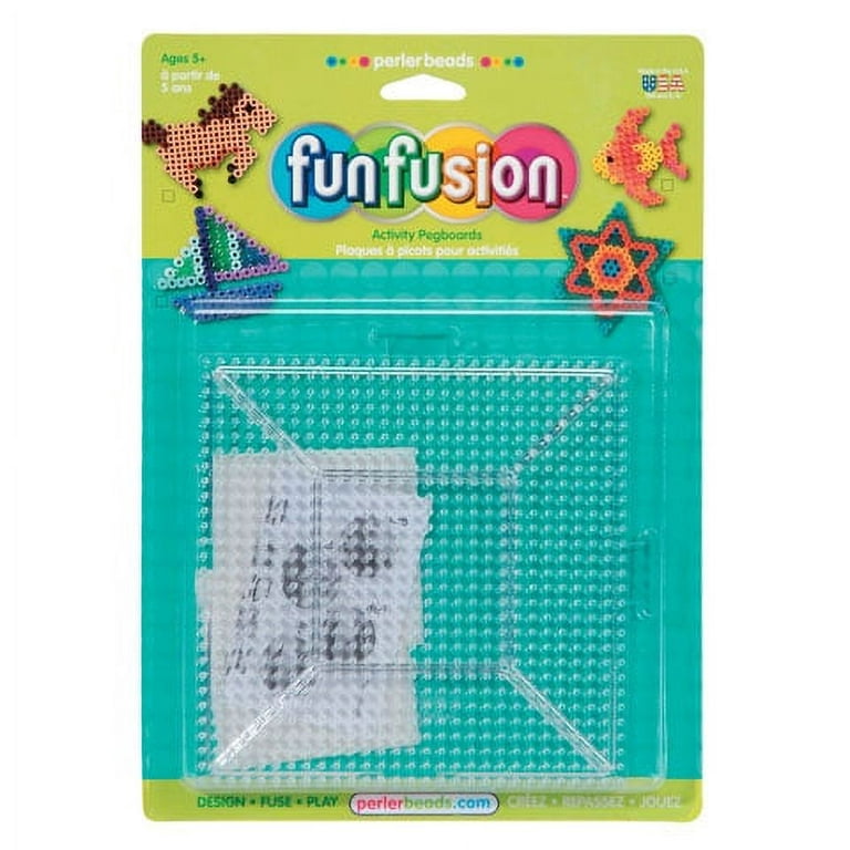 Perler Beads Pegboards - Large Clear Square 4 pc.