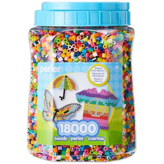 Perler Fuse Beads Bucket 18,000/Pkg, Multicolor