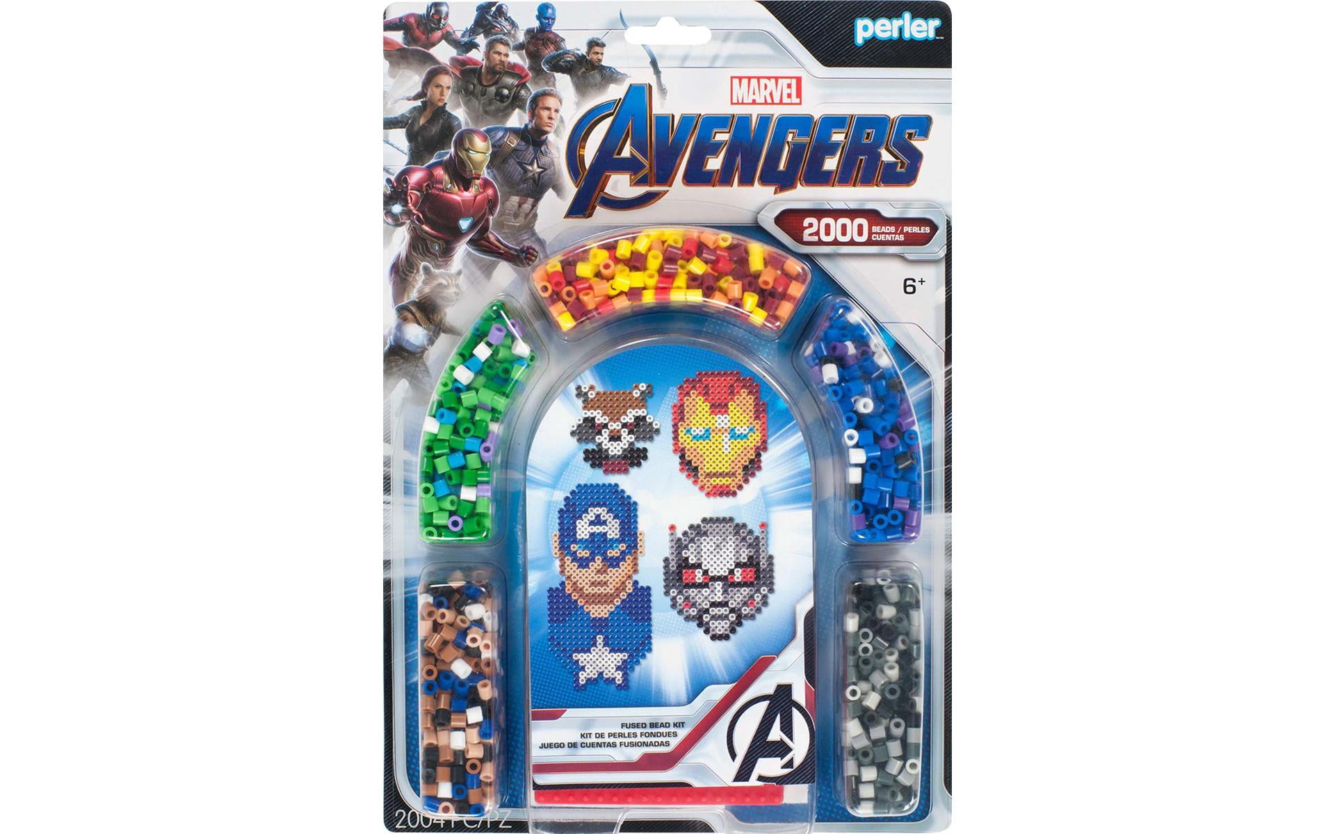 Perler Fused Bead Kit 2000pc Marvel Avengers - Walmart.com
