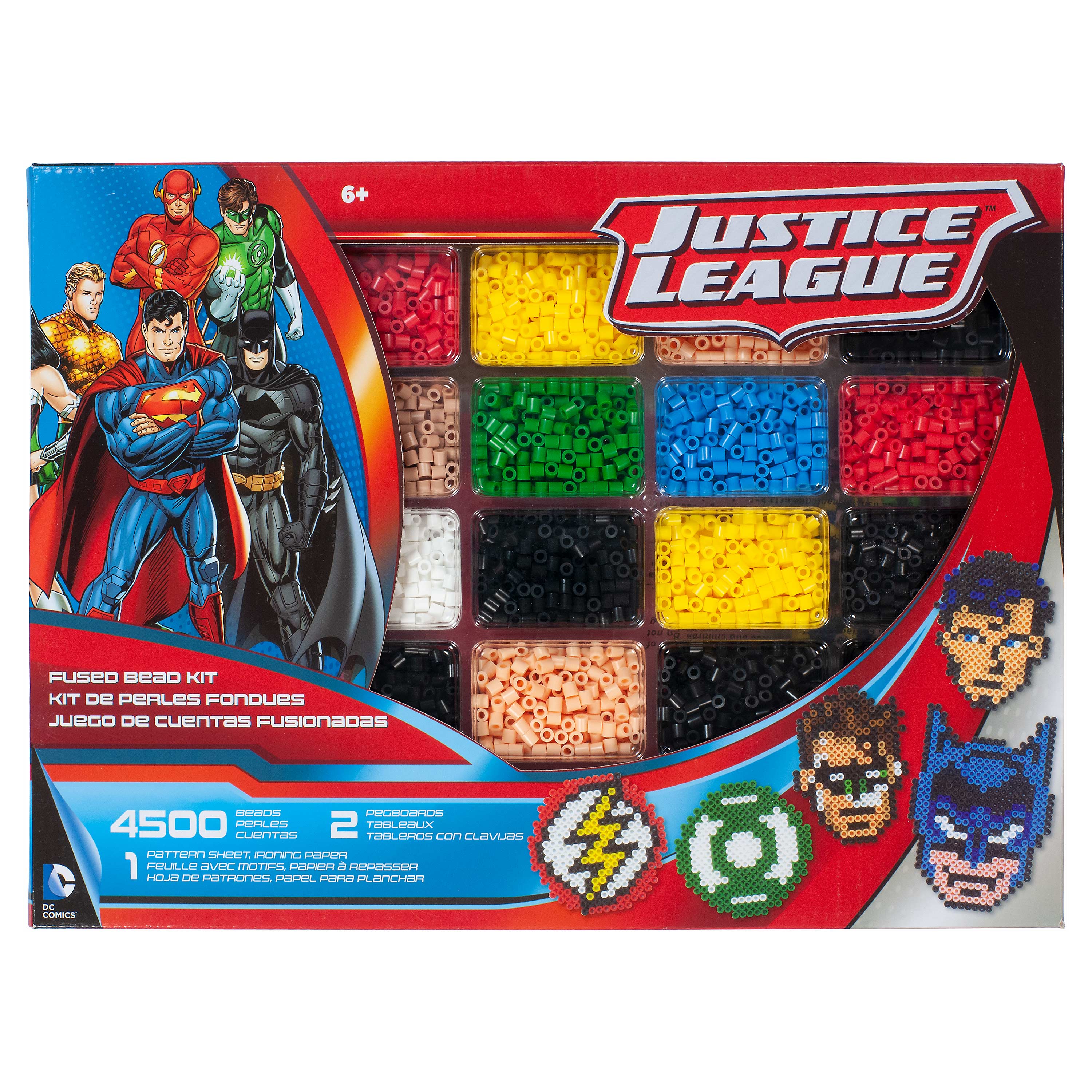 Perler Fused Bead Kit Deluxe Box Justice League, Ages 6 & up - image 1 of 4