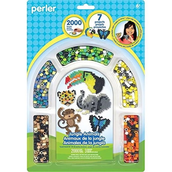 Perler Fused Bead Kit Jungle Animals