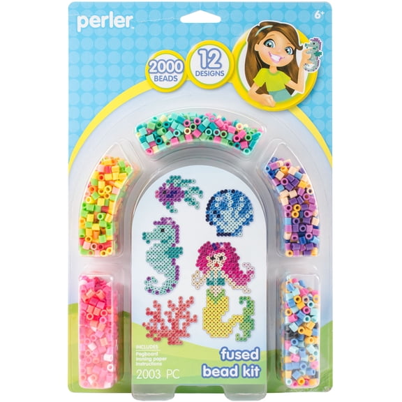 Perler Fused Bead Kit-Mermaid