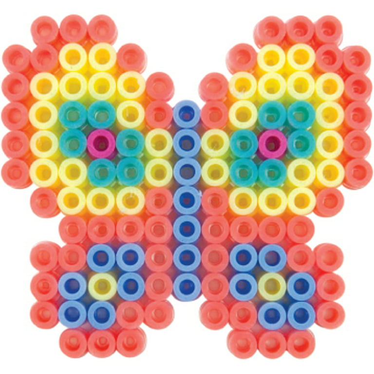 Perler Beads No Iron Stixels Crafts, Rainbow Butterfly Keychain Kid's Craft  Kit, 152 pcs