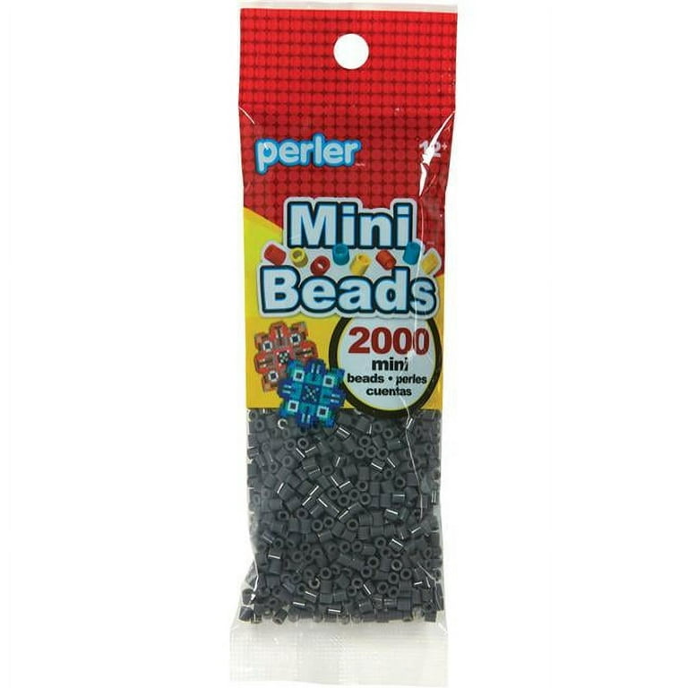Perler MPB80-14-95 Mini Beads Dark Grey, 2000 per Pack