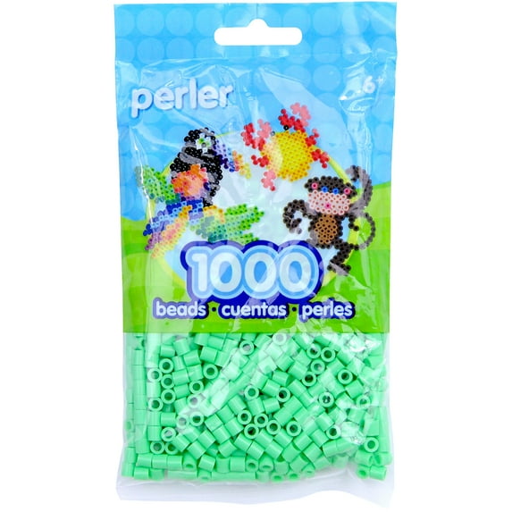 Perler Beads 1,000/Pkg-Pastel Green