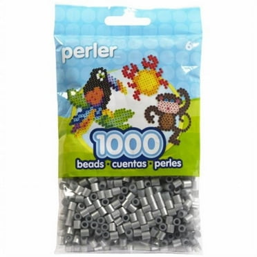 Perler Pearl Beads 1,000/Pkg-Silver