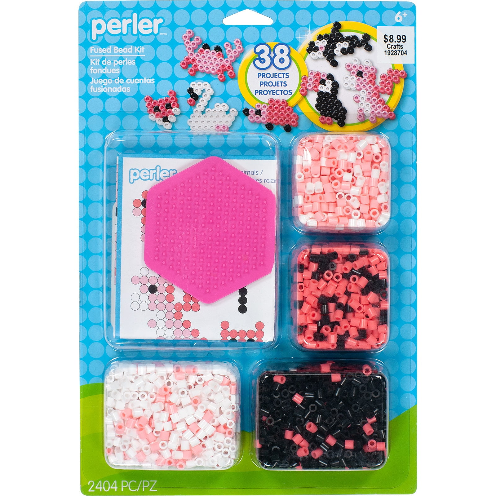 Perler® Rosy Animals Fused Bead Kit 