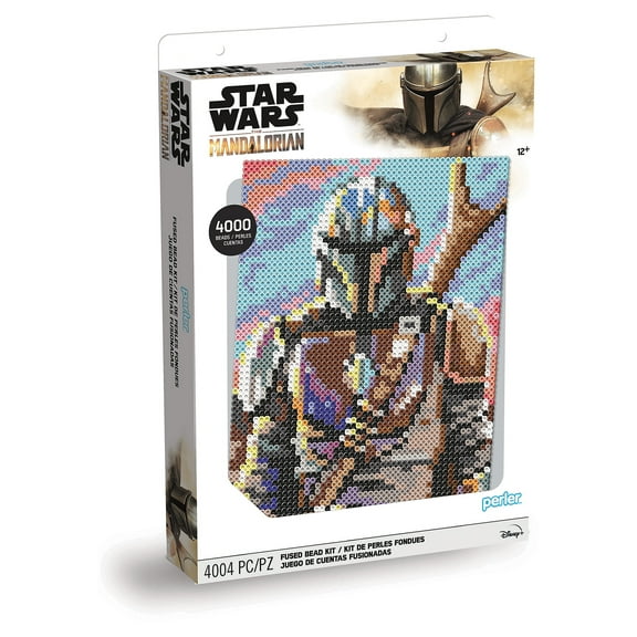 Perler Star Wars Mandalorian Deluxe Box Fused Bead Kit, 4004 Pieces