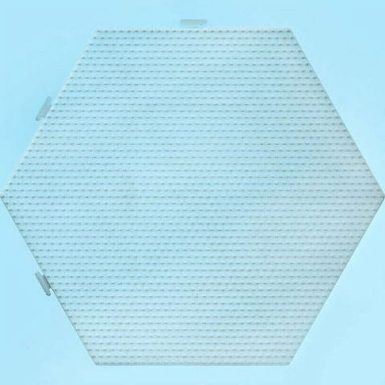 6.5 Hexagon FUSE BEAD PEGBOARD Transparent Clear made for Melting Bea