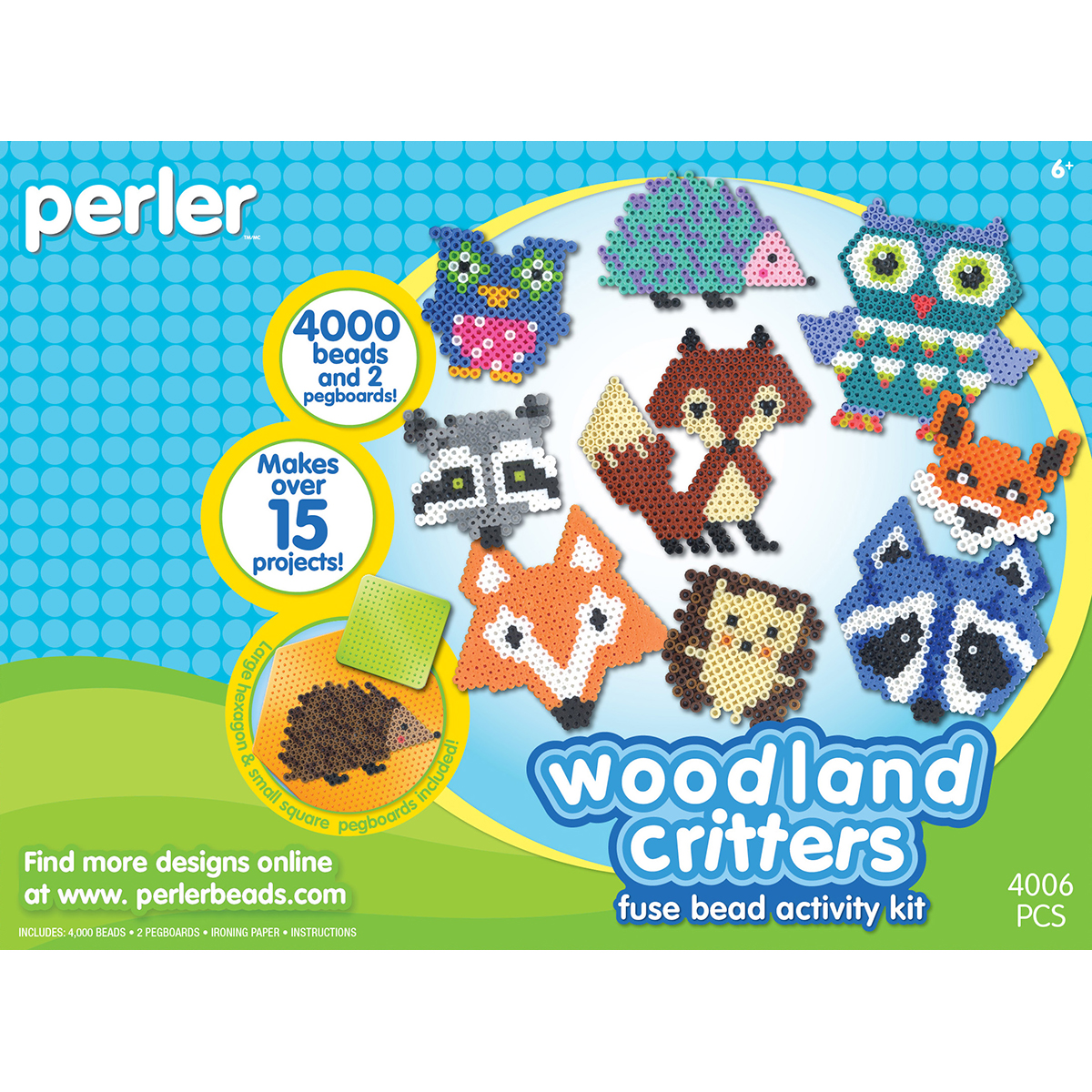 Perler Deluxe Box Woodland Creatures Fused Bead Kit photo 1