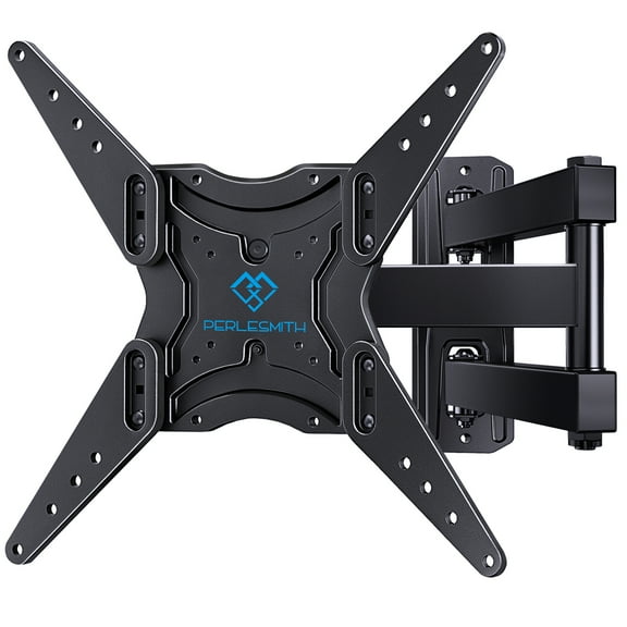 PERLESMITH Full Motion TV Wall Mount for 26"- 60" TVs, 70 lbs Capacity, UL Listed, PSMFK18B